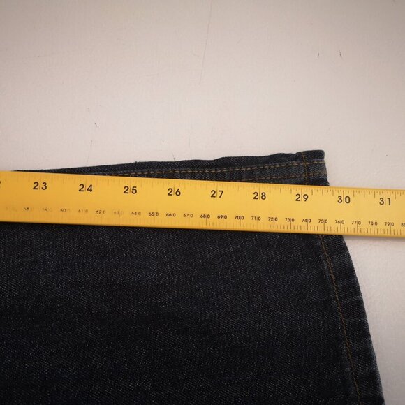 Signature by Levi Strauss Men's Size 40/30 Dark Wash Straight Leg Jeans - Picture 13 of 13